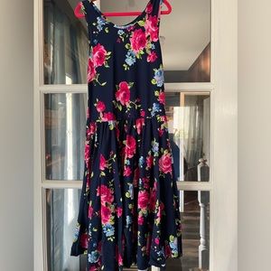 Dot dot smile gorgeous floral tank dress